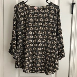 41 Hawthorn Elephant Blouse, Size M